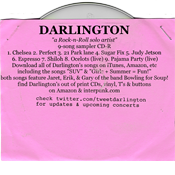 Darlington - 9 Song Sampler CD-R