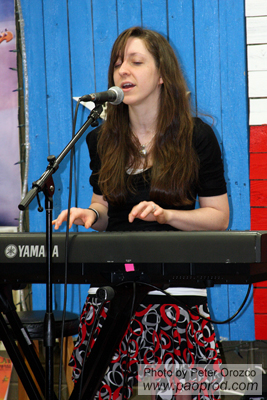 Emmeline at the Lost Art Open Mic