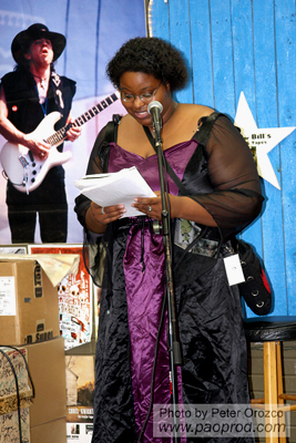 T.C. Claude at the Lost Art Open Mic