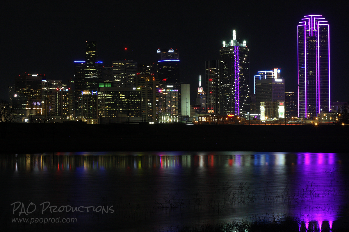 Downtown Dallas from Trinity Overlook Park
