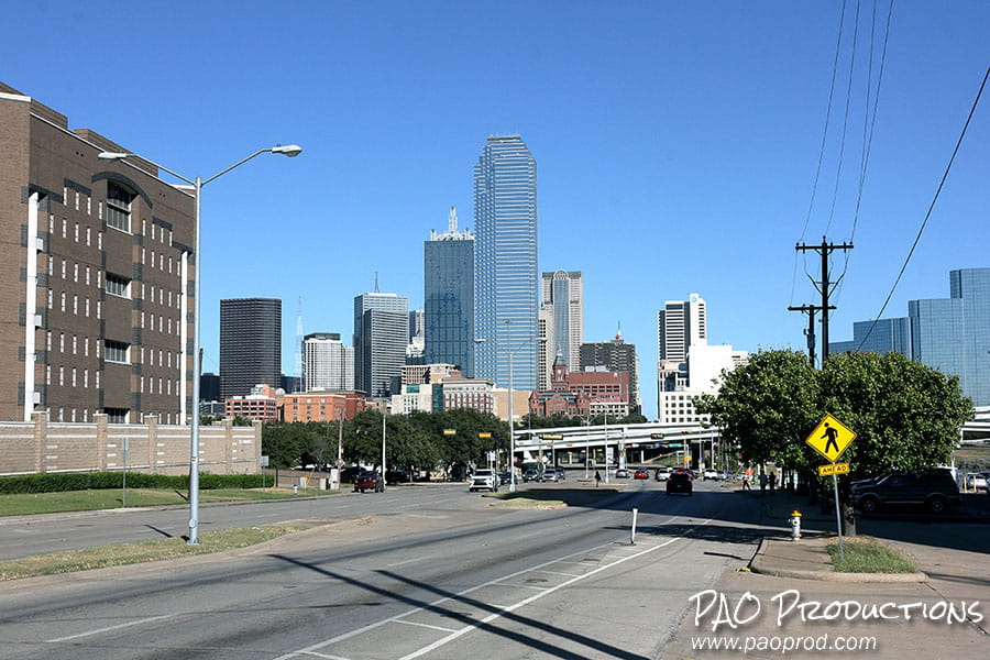 Approaching downtown Dallas in late 2025