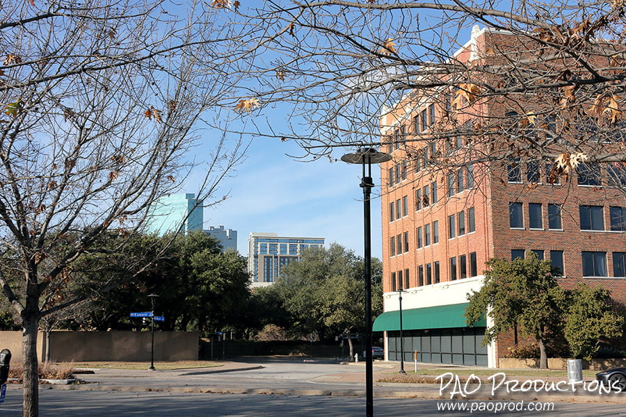Facing north from W. Lancaster Avenue, late 2025