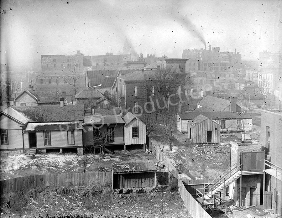 View facing west from the Oriental Hotel, circa 1894