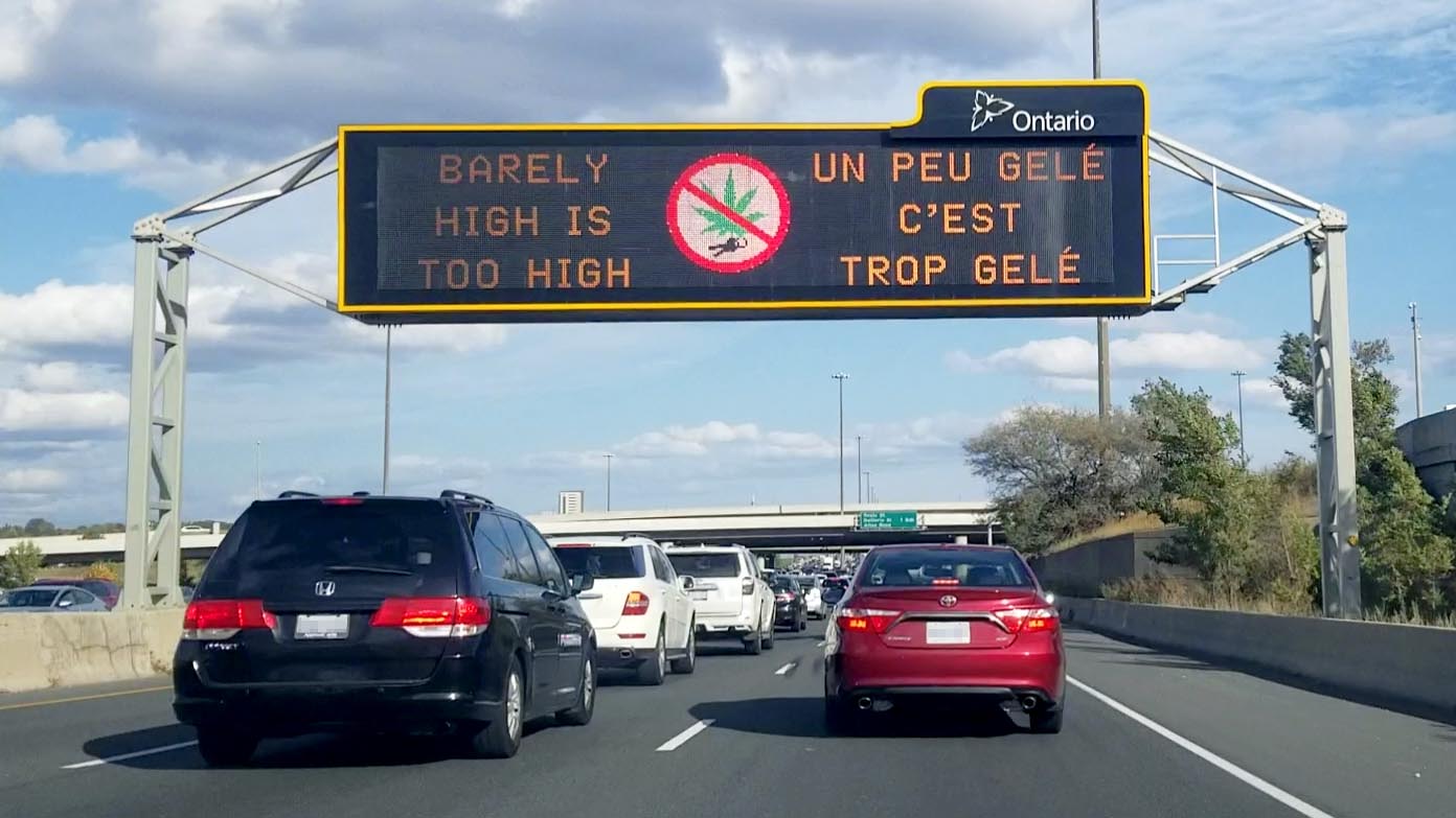 Don't drive while high in Toronto! Photo by Peter Orozco.