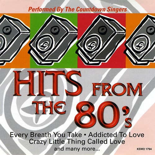 The Coundown Singers - Hits from the 80's, cover art