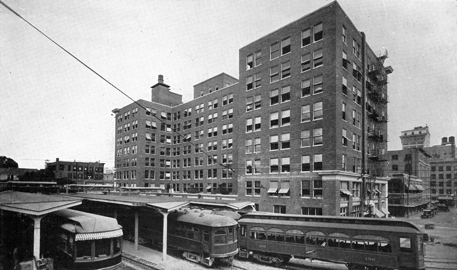 Dallas Interurban Building, circa 1925