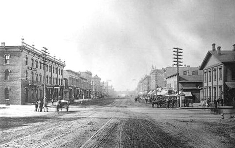 Cedar Rapids, Iowa in the 1870s