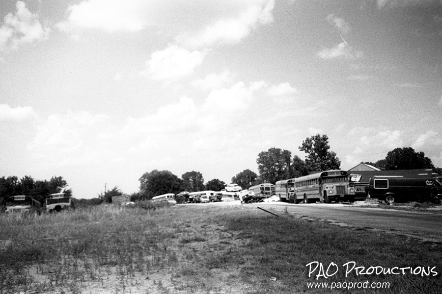 Bus graveyard, taken July 1995