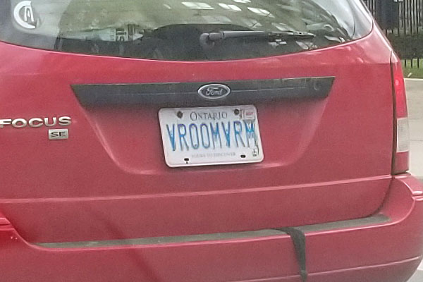 More funny license plates