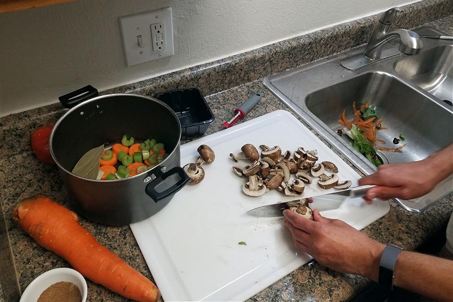 Moroccan spiced vegetable stew