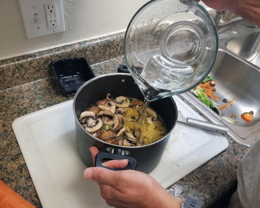 Moroccan spiced vegetable stew