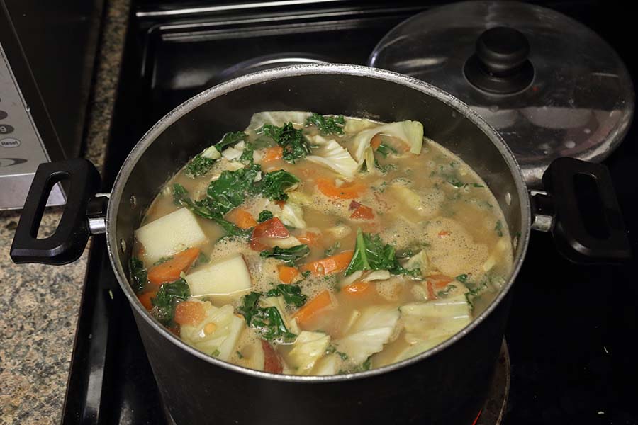 Moroccan spiced vegetable stew