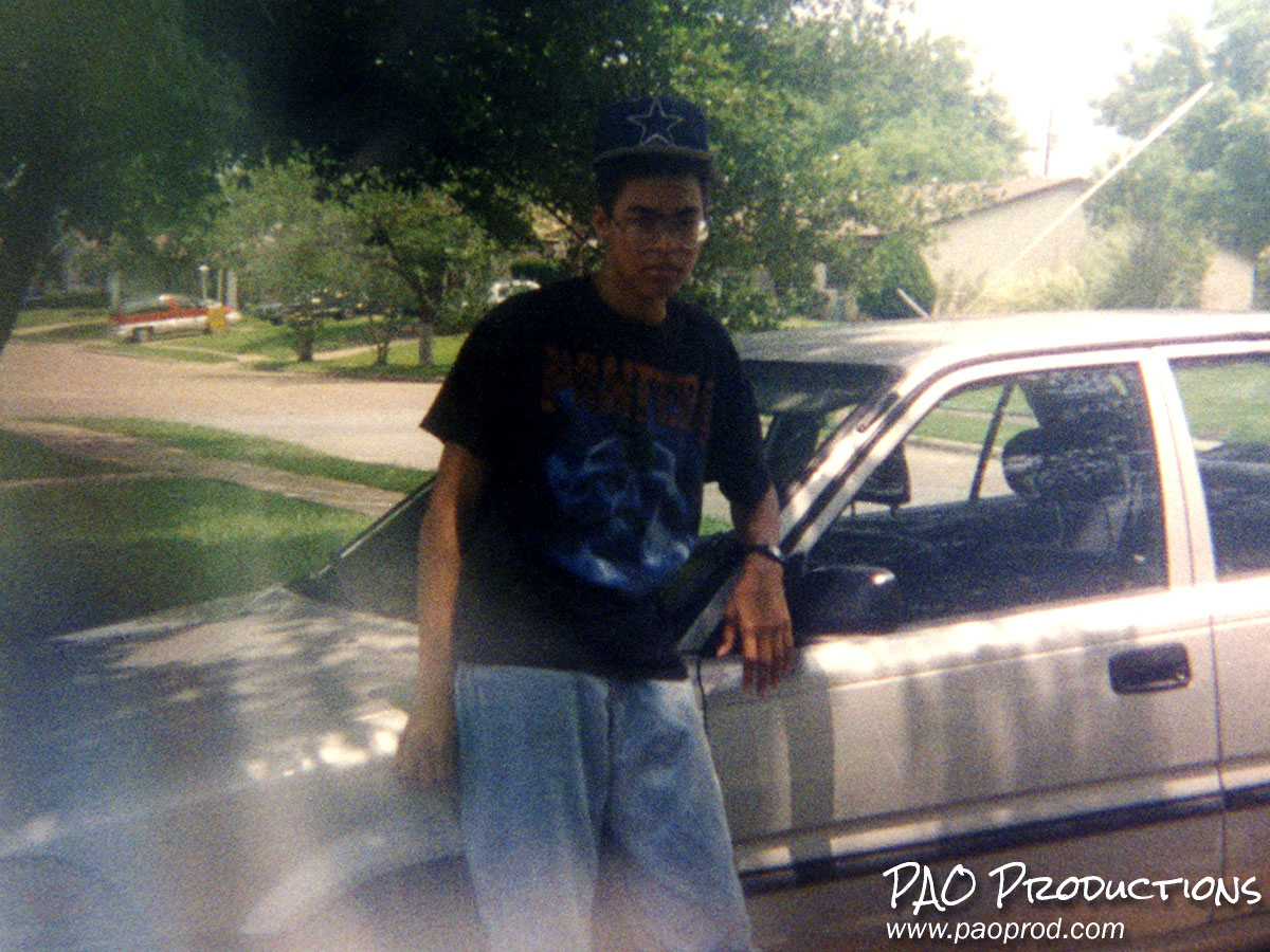 Me with the Toyota Corolla, June 1995