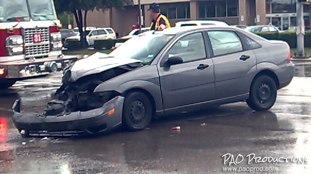 The last photo taken of the Ford, following the accident in May 2015