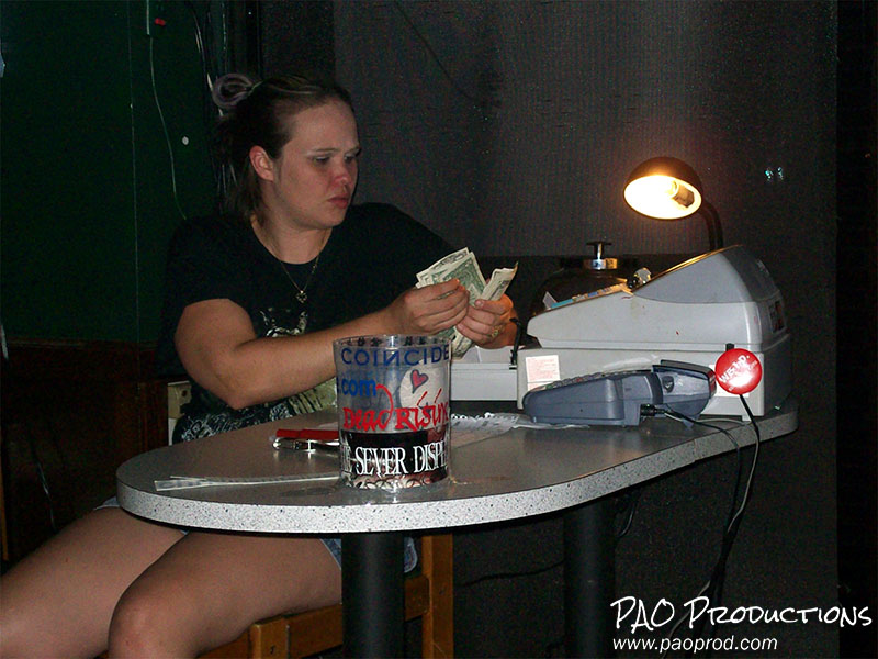 Steph of Guardiandam Music at the Skillman Street Pub, July 2008
