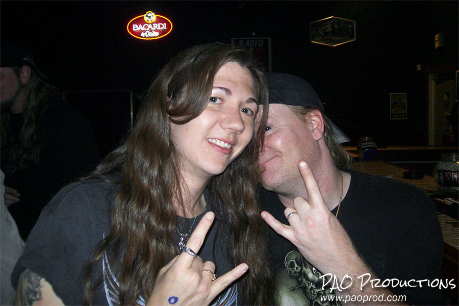 Lisa and Mark Halford at the Skillman Street Pub, September 2008