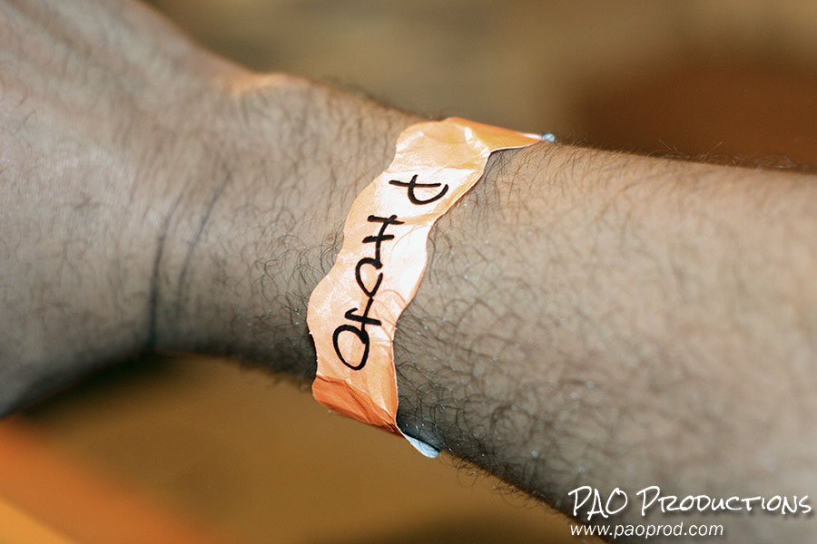 My photographer wristband for Trees, July 2014