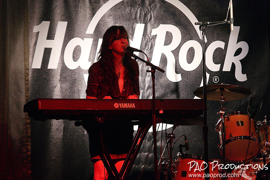 Emmeline at the Hard Rock Cafe, February 2012