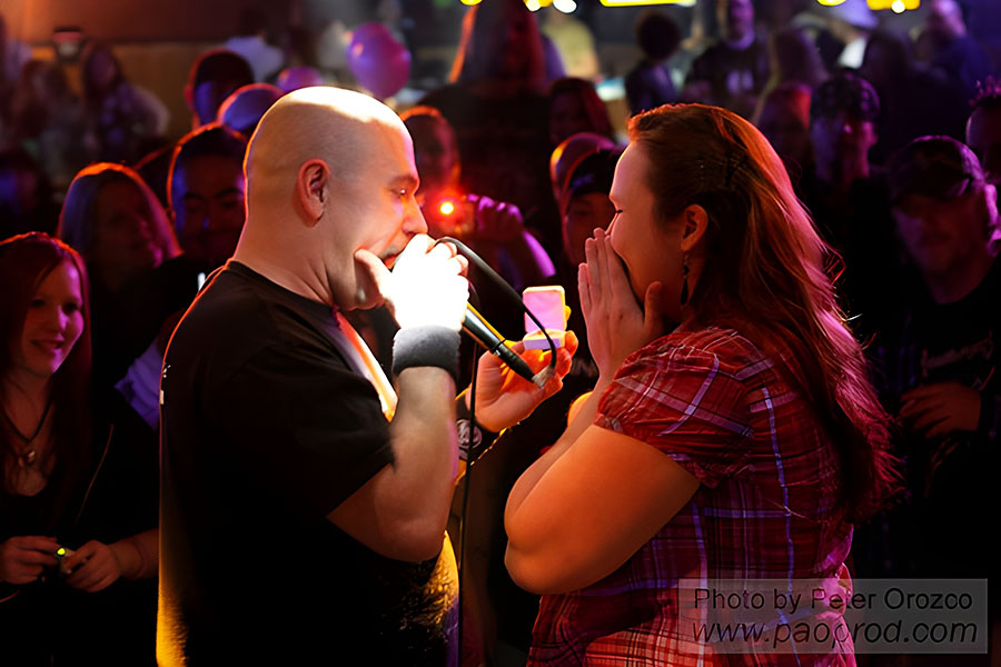 Rob and Steph at O'Riley's, February 2009