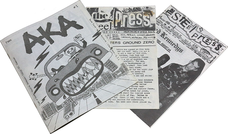 1980s Dallas zines
