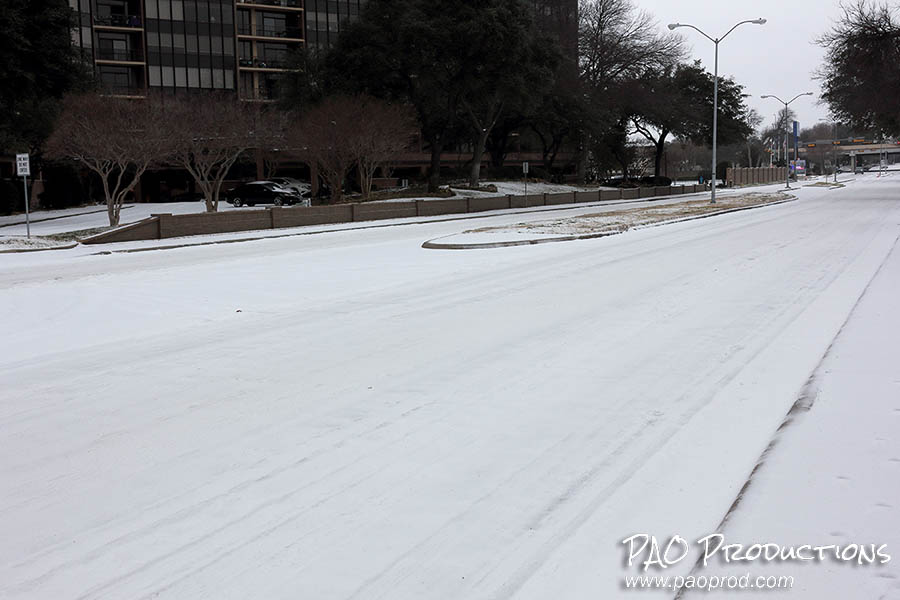 Snow day in Dallas, Texas, January 31, 2023