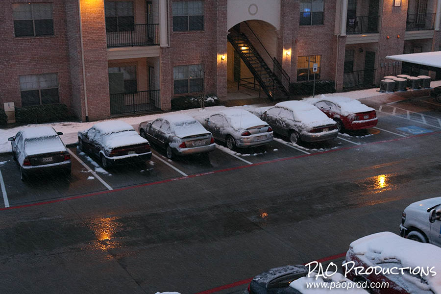 Snow day in Allen, Texas, February 11, 2010