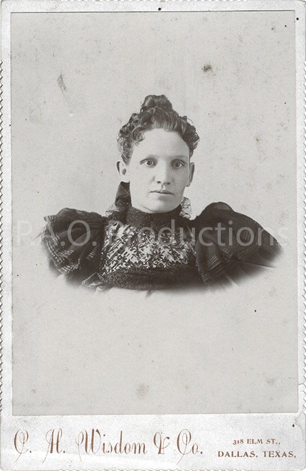 Wisdom cabinet card, Dallas