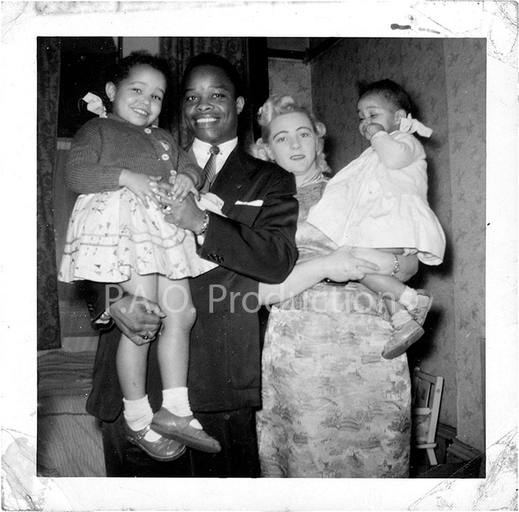 Interracial family, circa 1960s