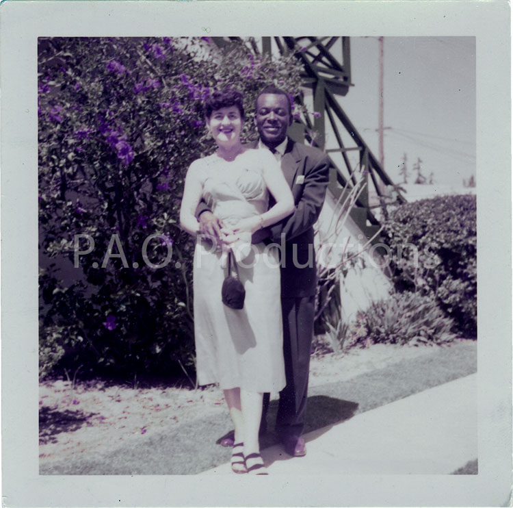 1950s interracial couple