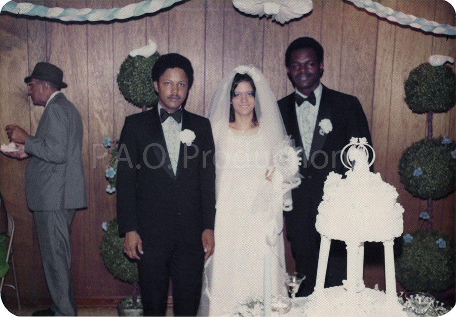 1980s interracial wedding
