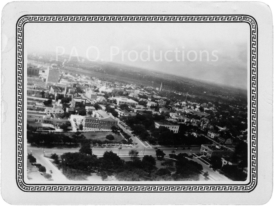 View taken of Austin from dome of capitol building, 1929