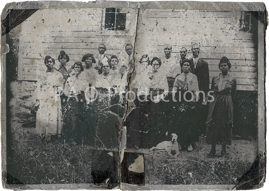 Group of former slaves, circa 1870s