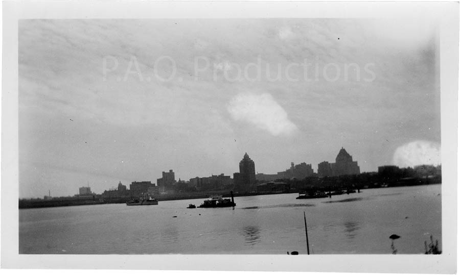 Vancouver, BC skyline, 1937