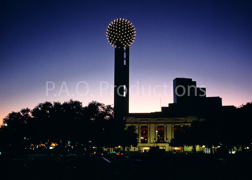 Reunion Tower in Dallas, 1980