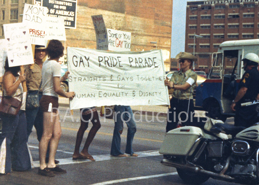 Dallas Gay Pride parade, early 1980s