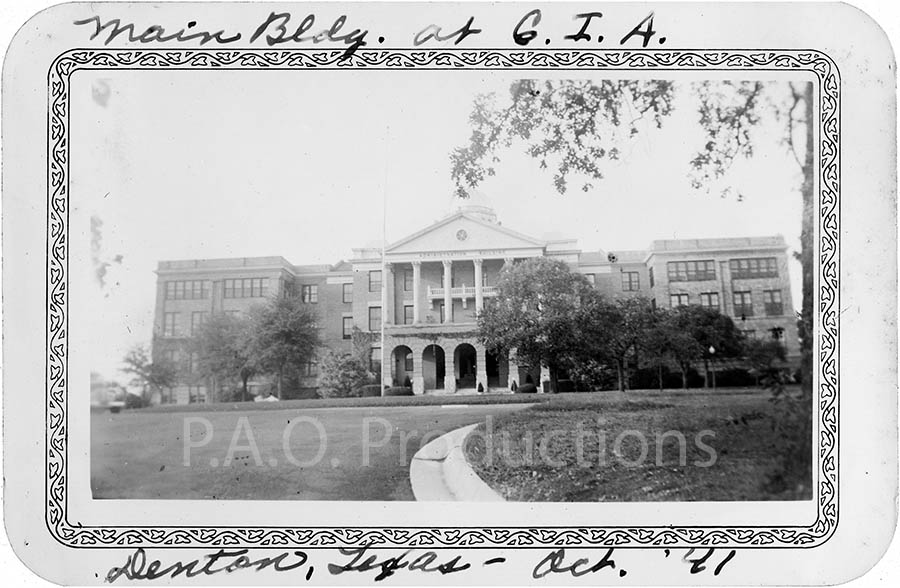 College of Industrial Arts in Denton, 1921