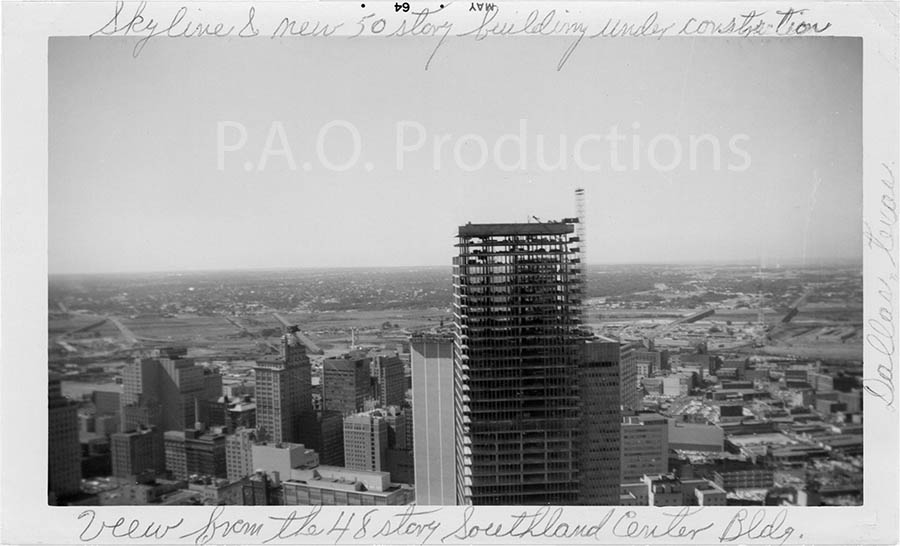 Construction of First National Bank Tower, 1964