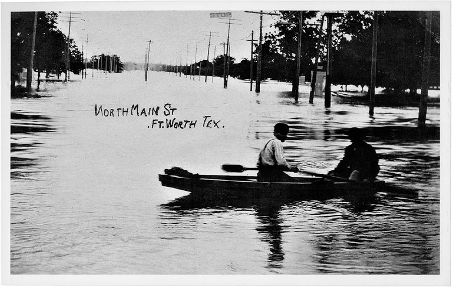 Fort Worth flood, presumably 1922