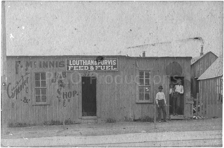 Louthian & Purvis Feed Store, circa 1905-1910