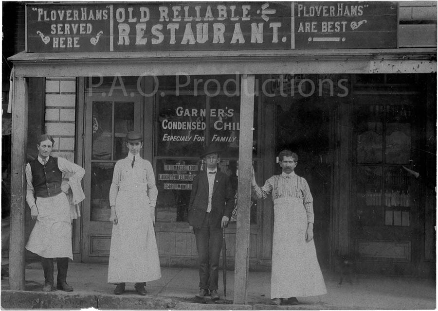 Old Reliable Restaurant, circa 1905