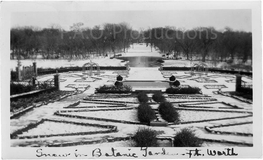 Fort Worth Botanic Gardens, 1930s