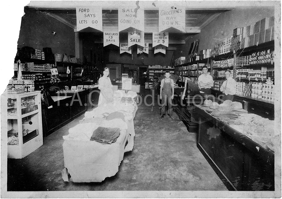 1920s dry goods store