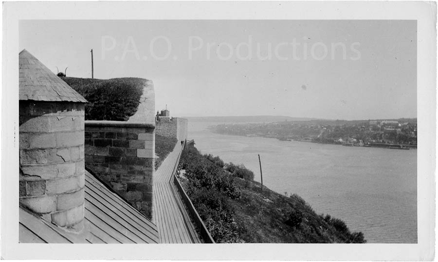 St. Lawrence River as seen from Quebec City, 1933