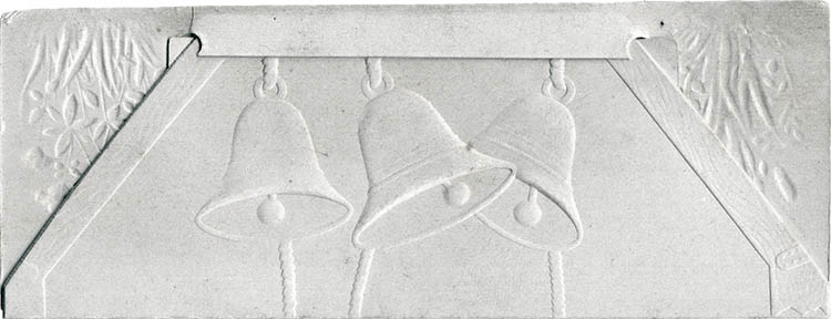 Portion of wedding invitation for Emma Williams, daughter of photographer W. Wirt Williams