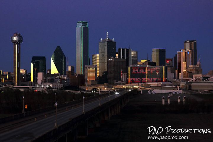 Downtown Dallas, December 2022