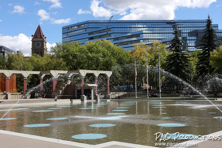 Olympic Plaza in Calgary, 2016