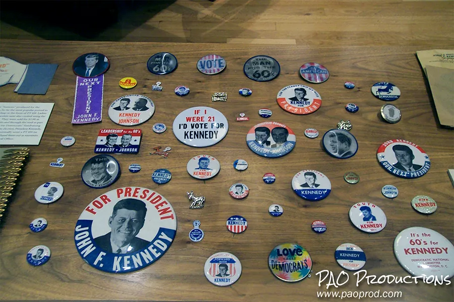 John F. Kennedy Presidential Library and Museum display, 2013