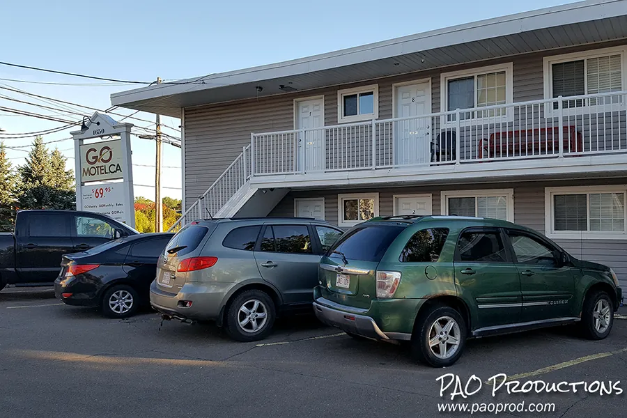 Moncton, New Brunswick motel, 2018