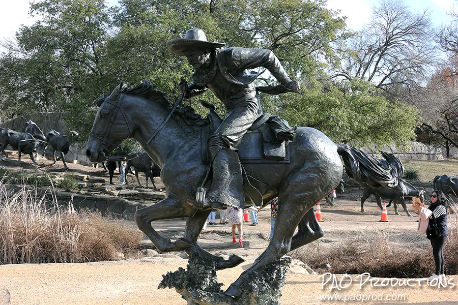 Pioneer Plaza in Dallas, Texas, January 2023