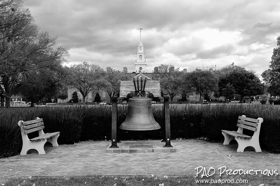 Replica of Liberty Bell in Dover, Delaware, 2023